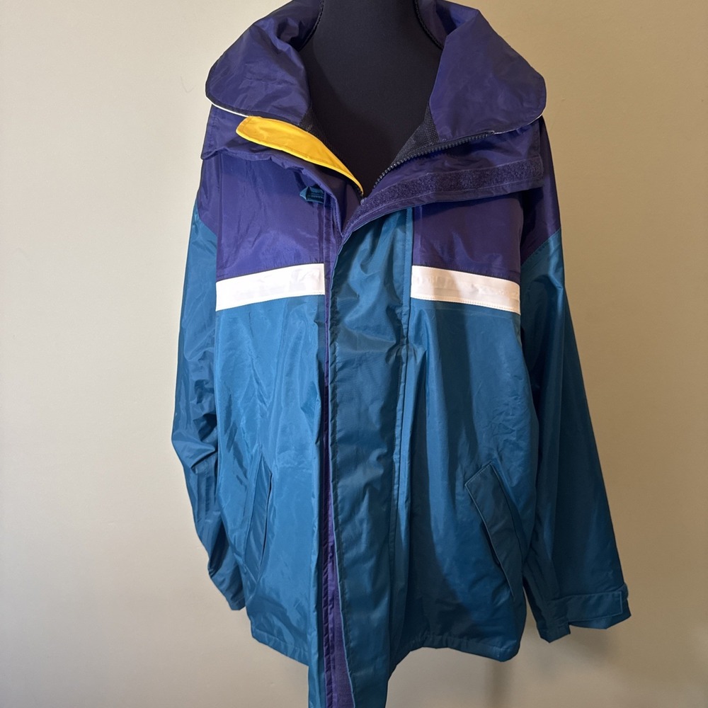 North Atlantic Trading Company VTG Jacket 80's 90's Rain Sailing Mens Size Large